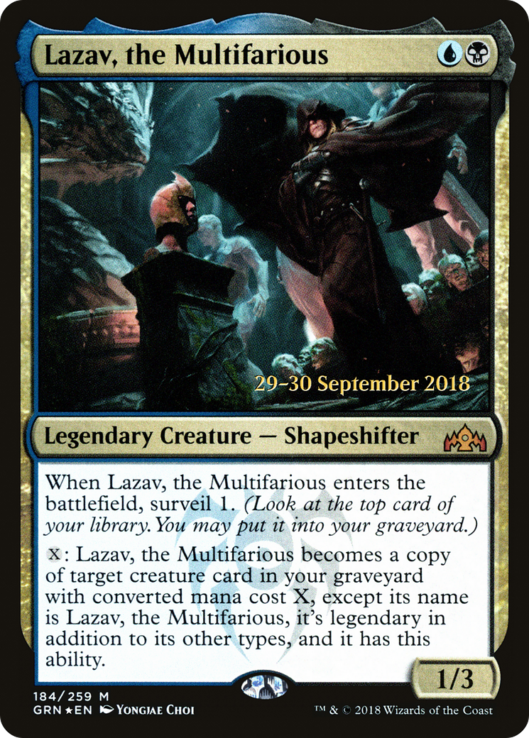 Lazav, the Multifarious (PRE-184) - Guilds of Ravnica Promos Foil