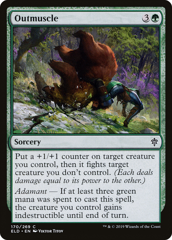 Outmuscle (ELD-170) - Throne of Eldraine