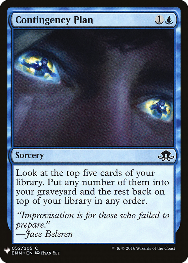 Contingency Plan (LIST-052) - The List