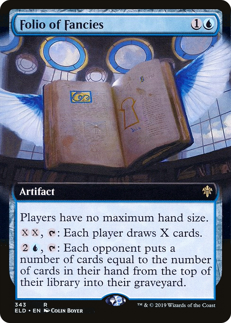 Folio of Fancies (Extended Art) (ELD-343) - Throne of Eldraine: (Extended Art)