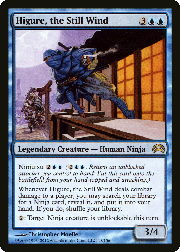 Higure, the Still Wind (PC2-018) - Planechase 2012 Foil