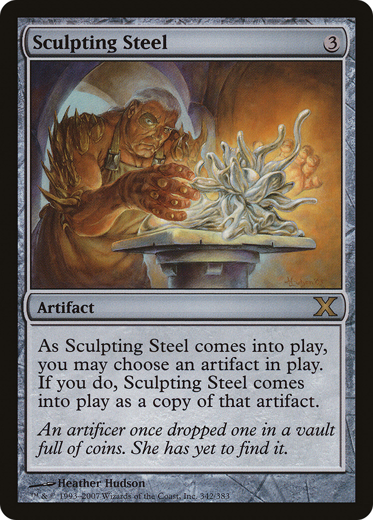 Sculpting Steel (10E-342) - Tenth Edition Foil