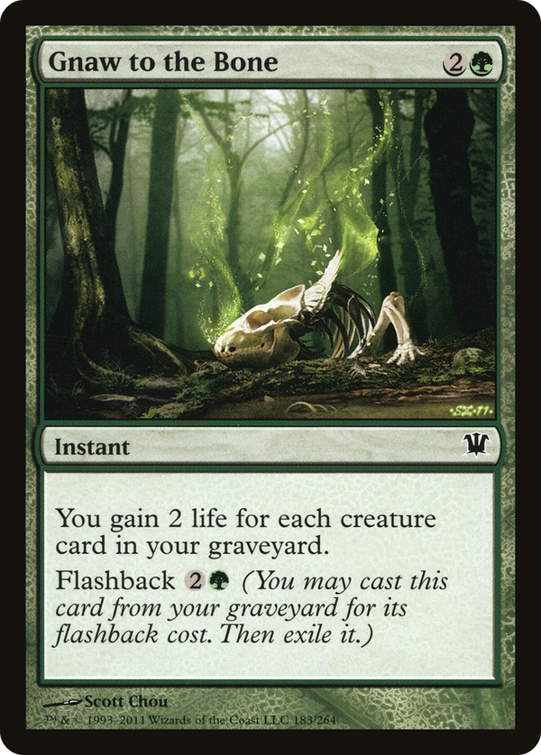 Gnaw to the Bone (ISD-183) - Innistrad Foil