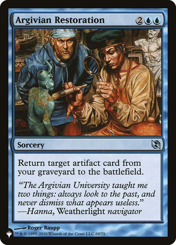 Argivian Restoration (LIST-69/79) - The List