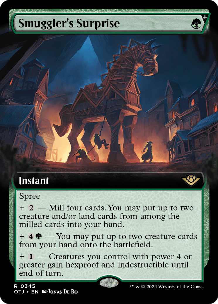 Smuggler's Surprise (Extended Art) (OTJ-345) - Outlaws of Thunder Junction: (Extended Art, spree) Foil