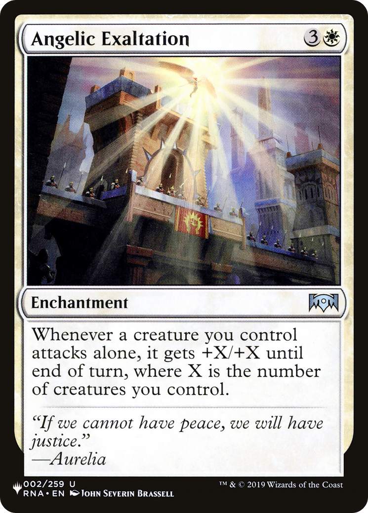 Angelic Exaltation (LIST-002/259) - The List