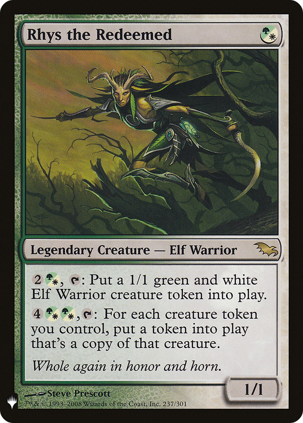 Rhys the Redeemed (LIST-237) - The List
