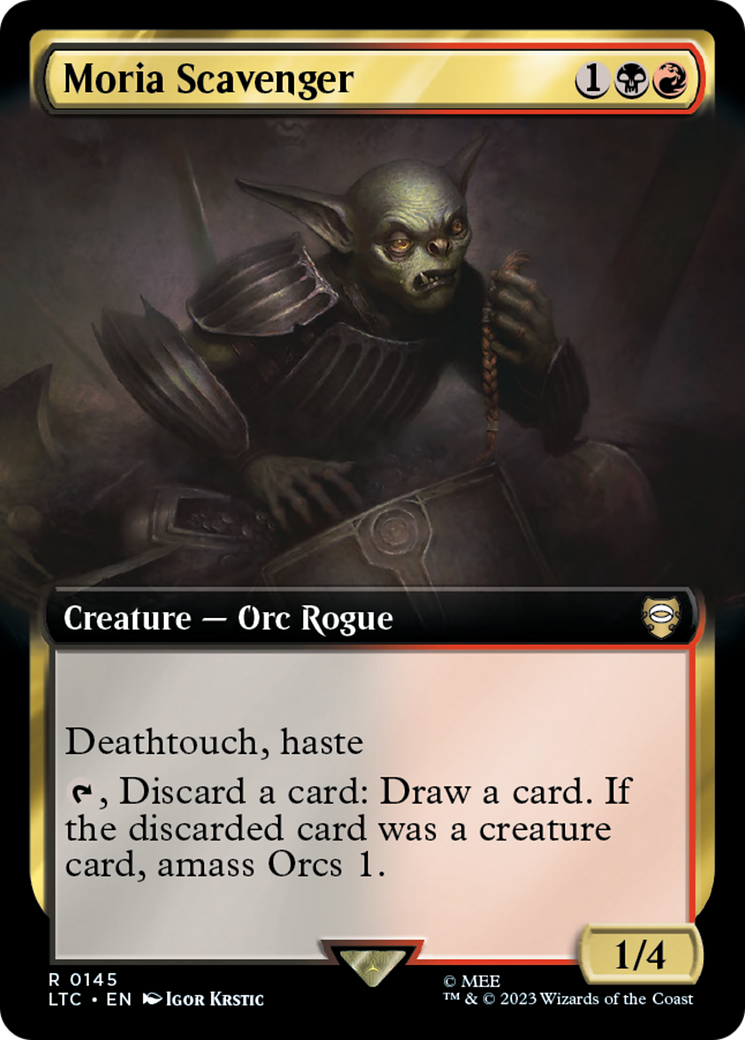 Moria Scavenger (Extended Art) (LTC-145) - Tales of Middle-earth Commander: (Extended Art) Foil