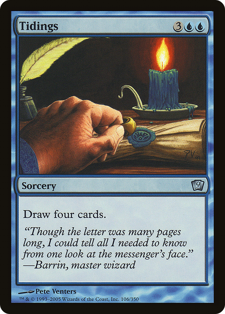 Tidings (9ED-106) - 9th Edition Foil