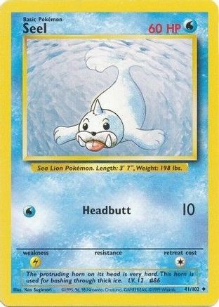 Seel 041  Base Set - Uncommon