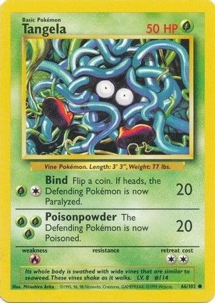 Tangela 066  Base Set - Common