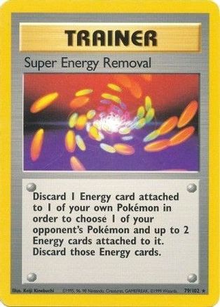 Super Energy Removal 079  Base Set - Rare