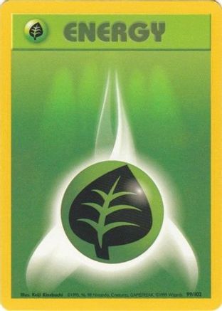 Grass Energy 099  Base Set - Common