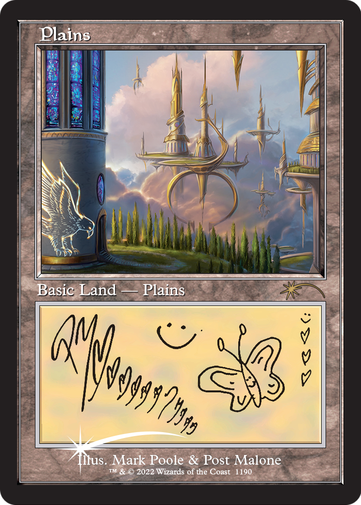 Plains (Post Malone) (SLD-1190) - Secret Lair Drop Foil