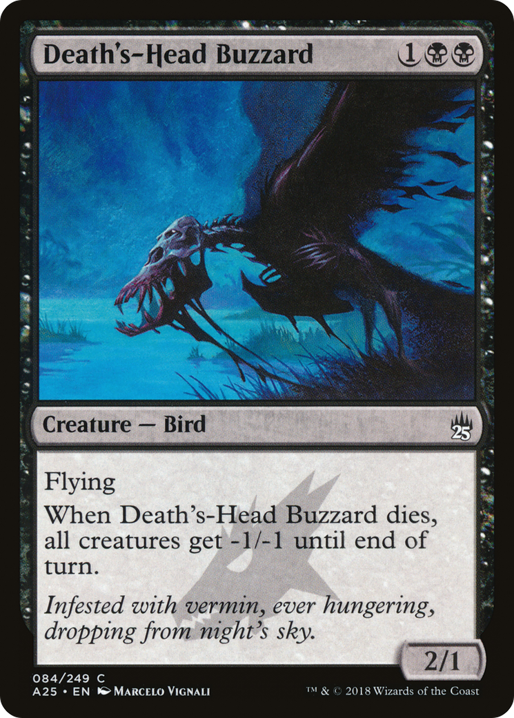 Death's-Head Buzzard (A25-084) - Masters 25