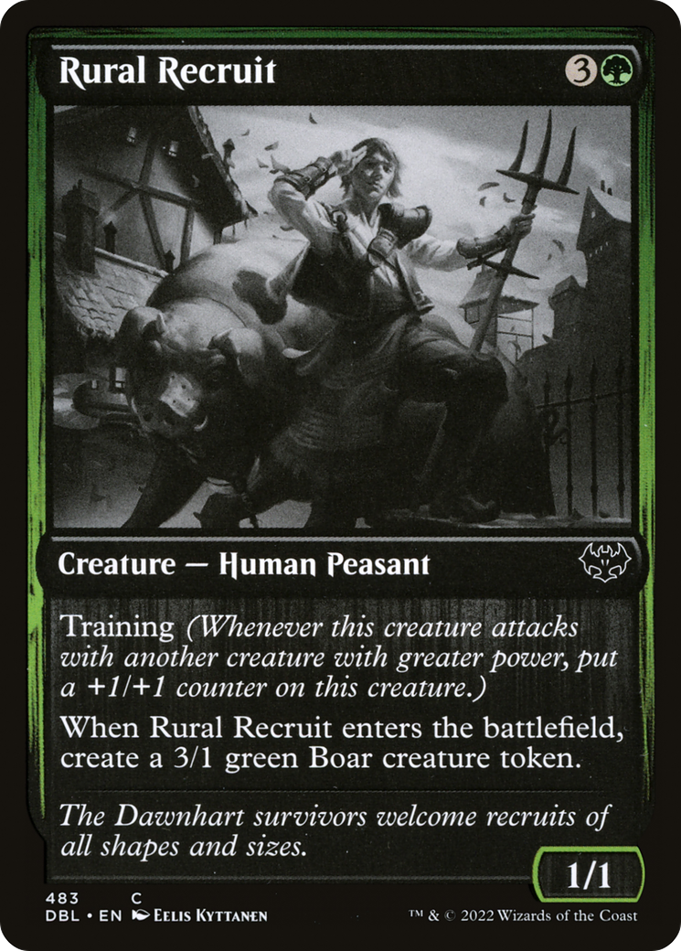 Rural Recruit (DBL-483) - Innistrad: Double Feature Foil