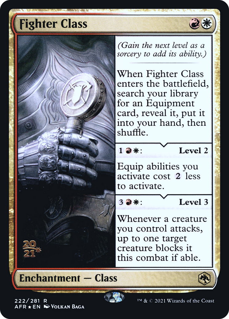 Fighter Class (PRE-222) - Adventures in the Forgotten Realms Promos Foil