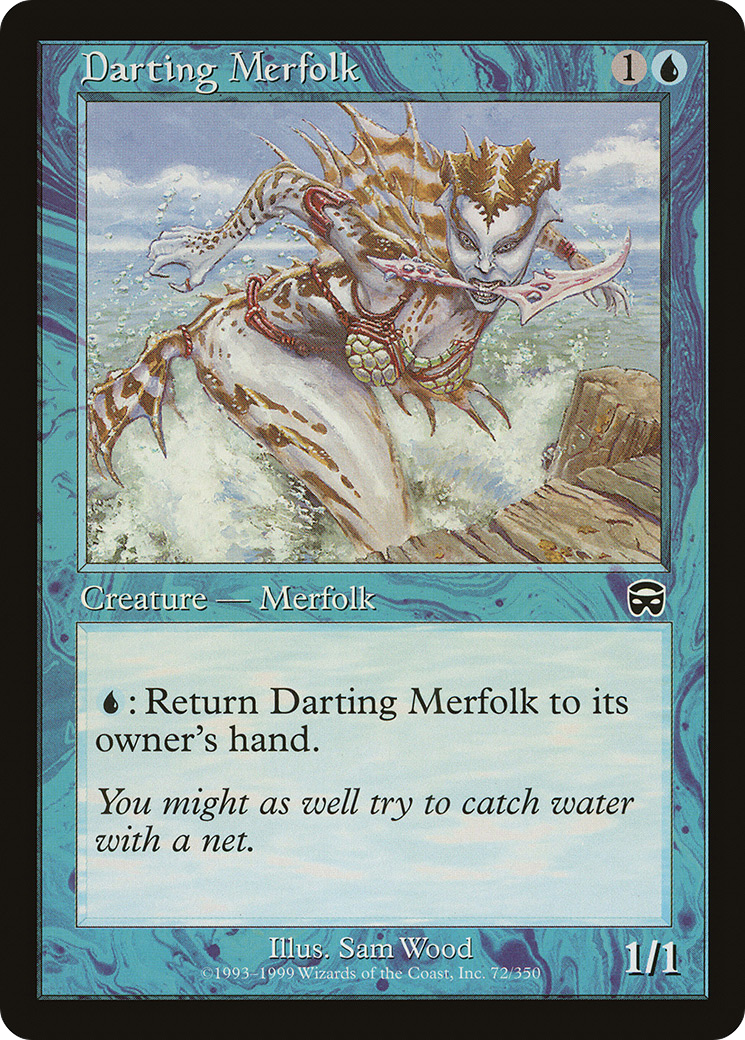 Darting Merfolk (MMQ-072) - Mercadian Masques Foil