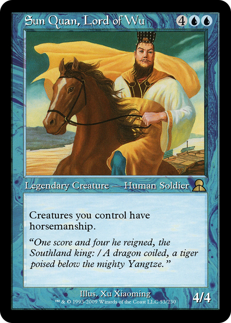 Sun Quan, Lord of Wu (ME3-053) - Masters Edition III