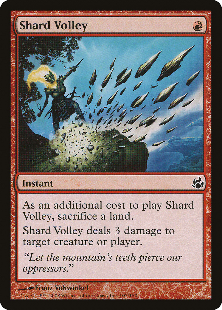 Shard Volley (MOR-103) - Morningtide Foil