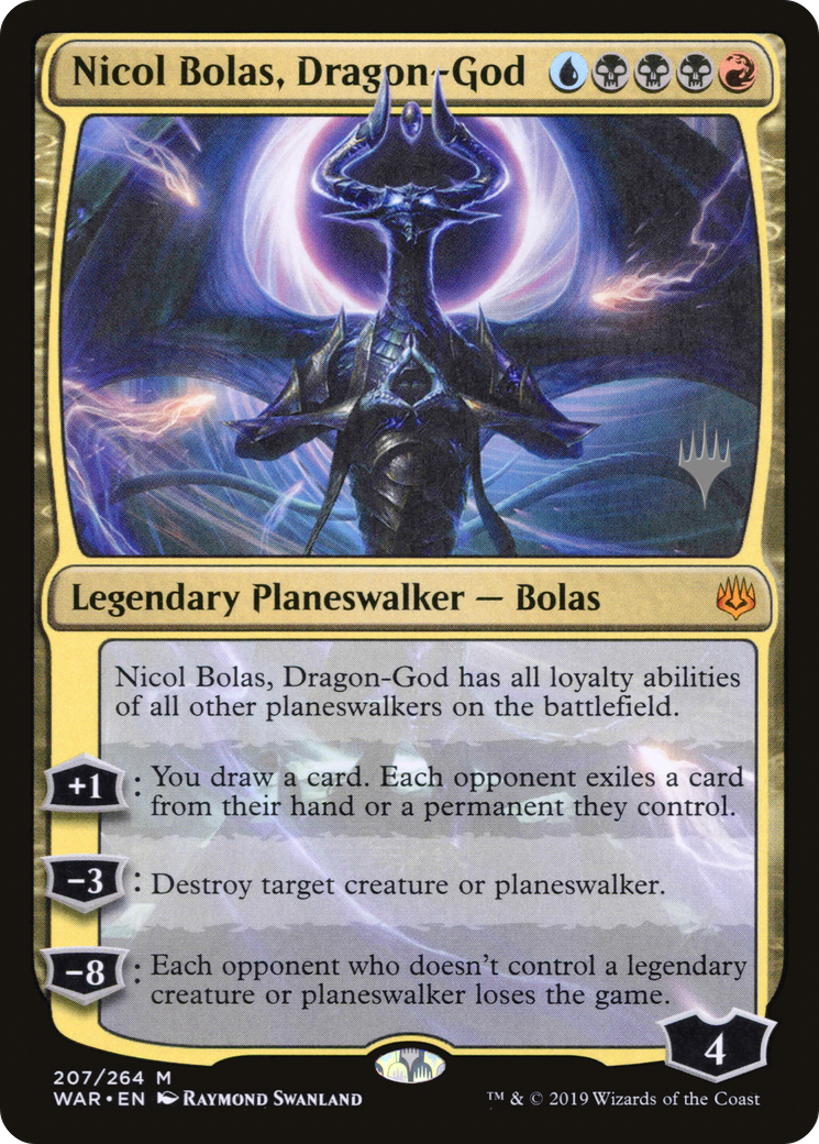 Nicol Bolas, Dragon-God (PPM20-207) - War of the Spark Promos