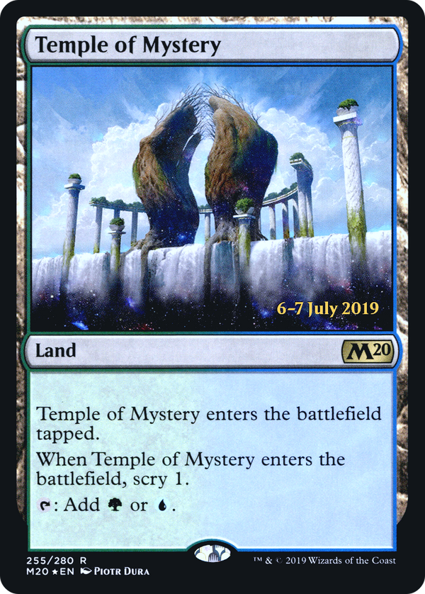 Temple of Mystery (M20) (PRE-255) - Core Set 2020 Promos Foil