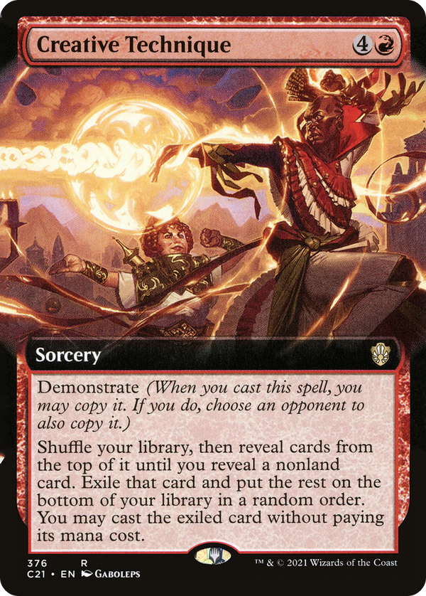 Creative Technique (Extended Art) (C21-376) - Commander 2021: (Extended Art)