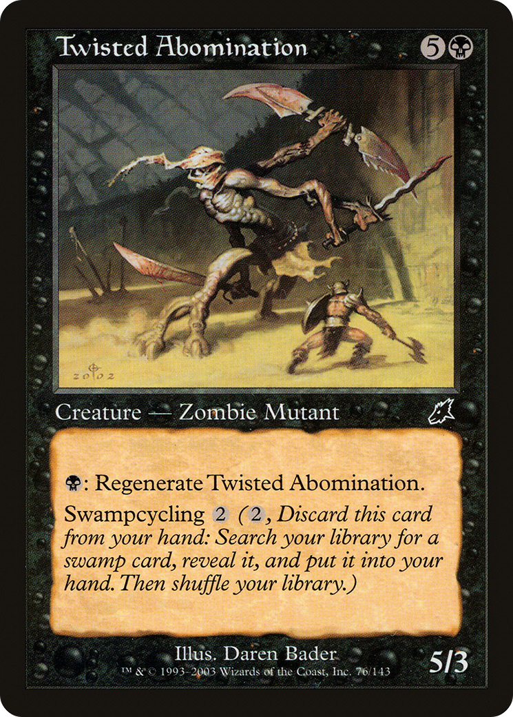 Twisted Abomination (SCG-076) - Scourge Foil
