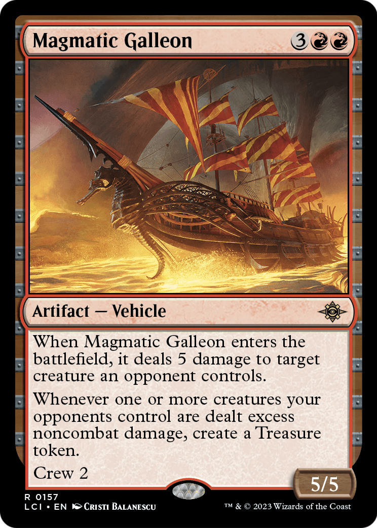 Magmatic Galleon (LCI-157) - The Lost Caverns of Ixalan Foil