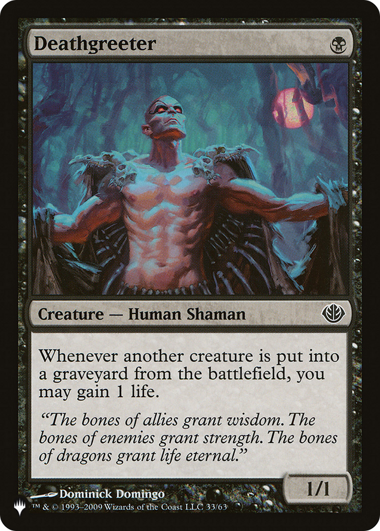 Deathgreeter (LIST-33/63) - The List