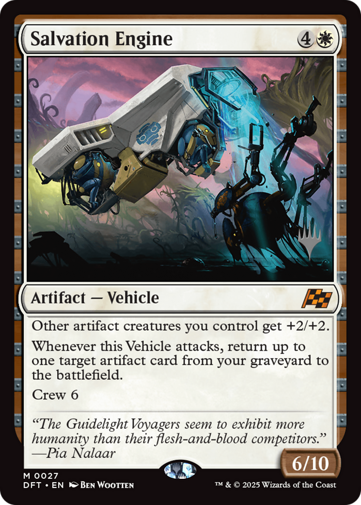 Salvation Engine (PPDFT-027) - Promo Pack: Aetherdrift Foil