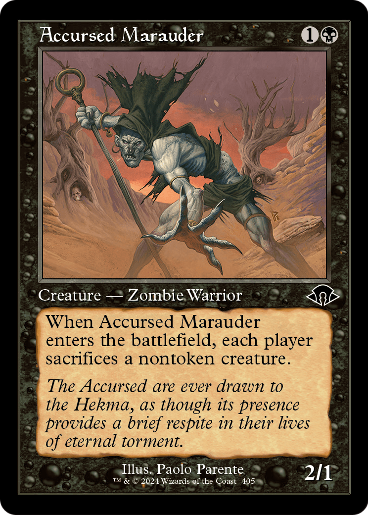 Accursed Marauder (Retro Frame) (MH3-405) - Modern Horizons 3