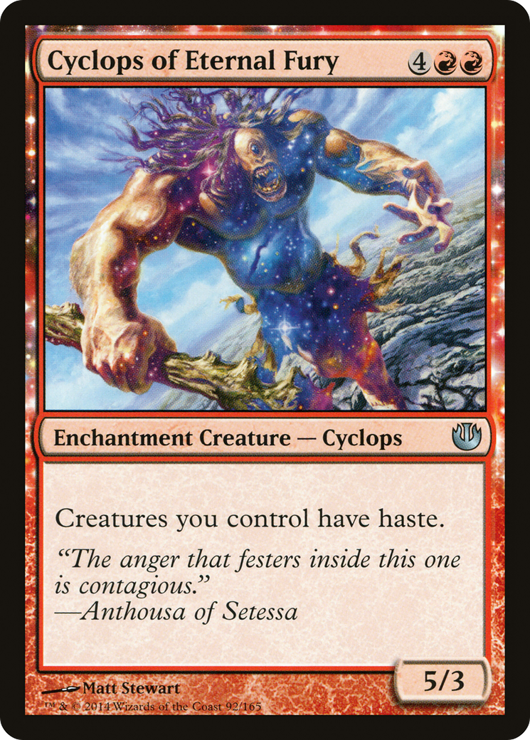 Cyclops of Eternal Fury (JOU-092) - Journey into Nyx: (enchantment)