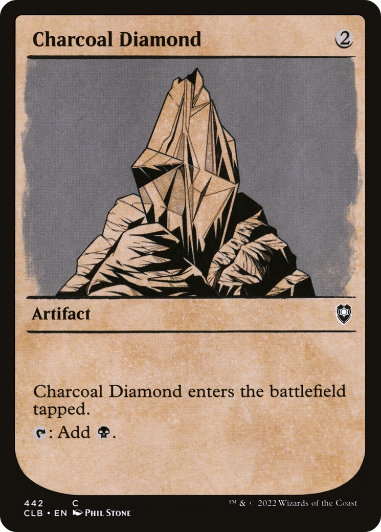 Charcoal Diamond (Showcase) (CLB-442) - Commander Legends: Battle for Baldur's Gate: (Showcase)