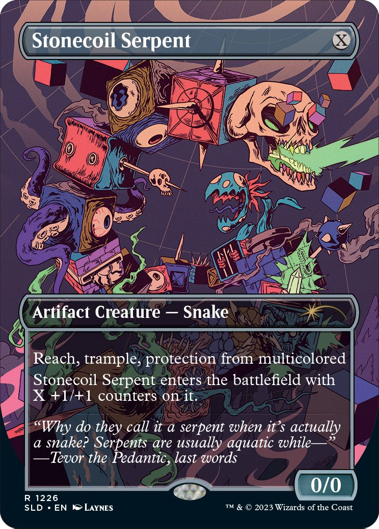 Stonecoil Serpent (SLD-1226) - Secret Lair Drop (Borderless)
