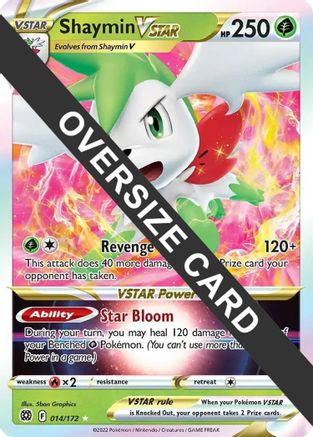 Shaymin VSTAR - 014/172/172  - Holofoil Jumbo Cards - Promo