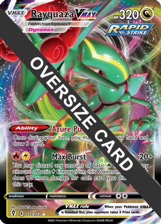 Rayquaza VMAX - 111/203/203  - Holofoil Jumbo Cards - Promo