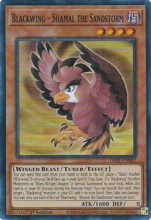 Blackwing - Shamal the Sandstorm (DABL-EN002) - Darkwing Blast 1st Edition