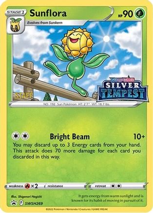 Sunflora - SWSH269 (Prerelease) [STAFF]  - Holofoil SWSH Sword & Shield Promo Cards - Promo