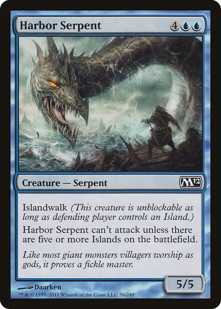 Harbor Serpent (M12-056) - Magic 2012