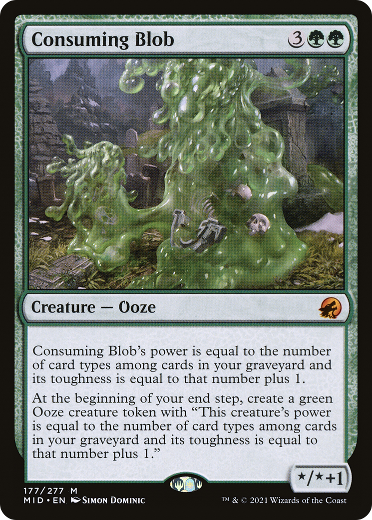 Consuming Blob (MID-177) - Innistrad: Midnight Hunt Foil