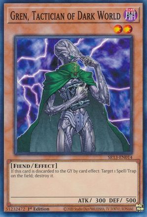 Gren, Tactician of Dark World (SR13-EN014) - Structure Deck: Dark World 1st Edition