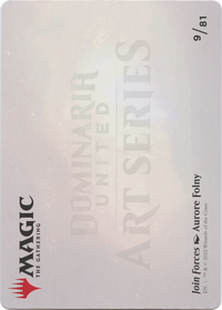 Join Forces // Join Forces (ADMU-009) - Dominaria United Art Series (Borderless) Foil