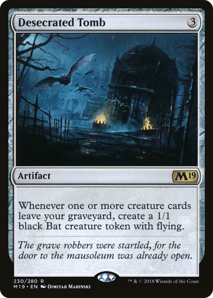 Desecrated Tomb (M19-230) - Core Set 2019