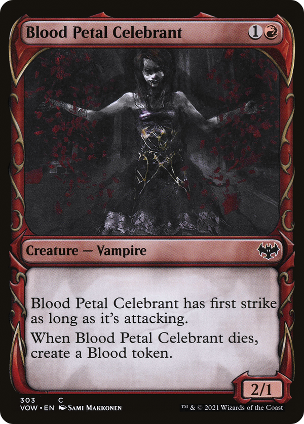 Blood Petal Celebrant (Showcase) (VOW-303) - Innistrad: Crimson Vow: (Showcase)