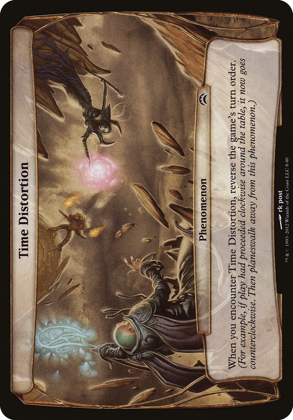 Time Distortion (Planechase 2012) (OVER-008) - Planechase 2012 Planes