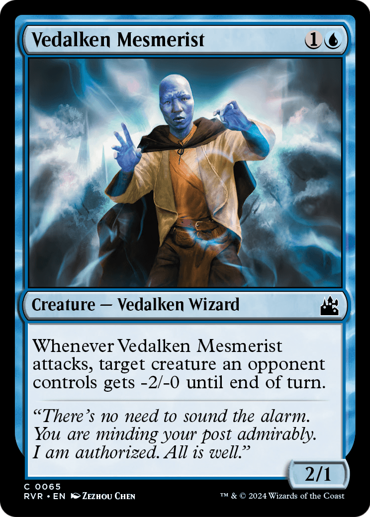 Vedalken Mesmerist (RVR-065) - Ravnica Remastered