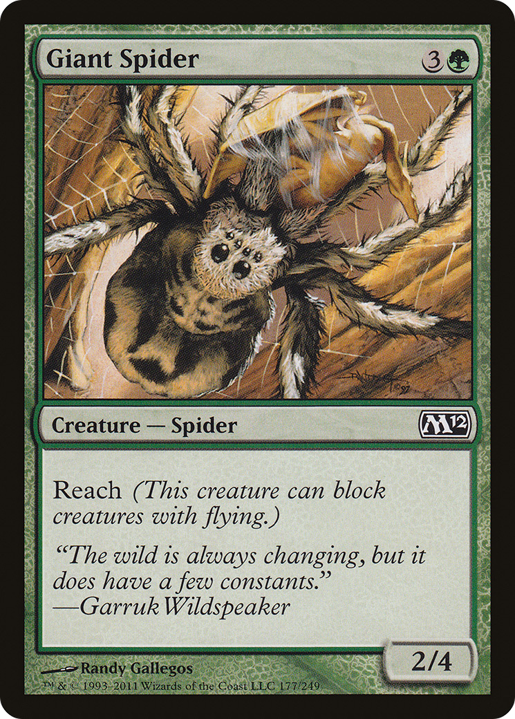 Giant Spider (M12-177) - Magic 2012 Foil