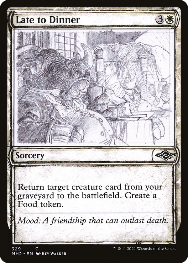 Late to Dinner (Showcase) (MH2-329) - Modern Horizons 2: (Showcase)