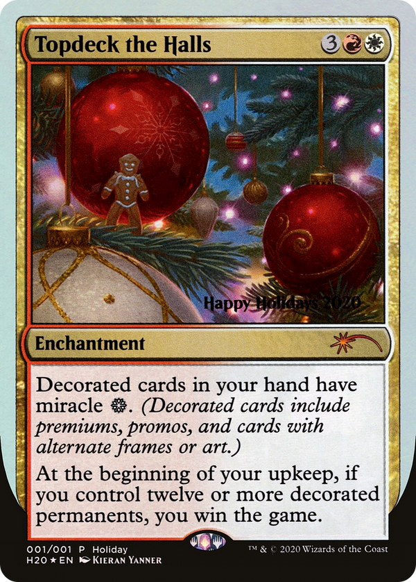 Topdeck the Halls (SPECIAL-001) - Happy Holidays: (miracle) Foil